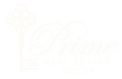Prime Real Estate All White Logo