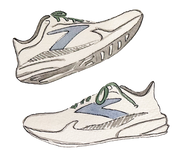 running shoes illustration