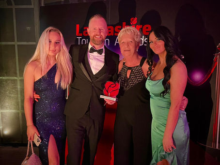 We did it! Winners of the Best New Tourism Awards (Lancashire Tourism Awards 2021)
