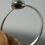 Thumbnail: 3.55CT SILVER BLACK OPAL RING J31