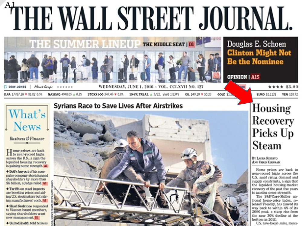 Wall Street Journal: Housing Recovery Picks Up Steam | Keeping Current Matters