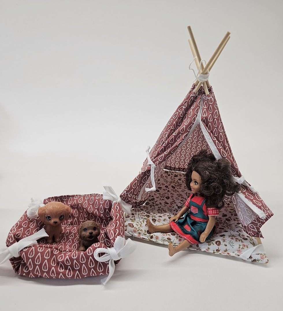 Miniatura: TEE-PEE  - tmavě červená