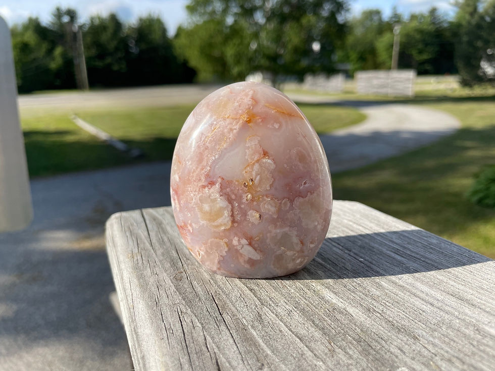 Thumbnail: Flower Agate Freeform w/ Cave