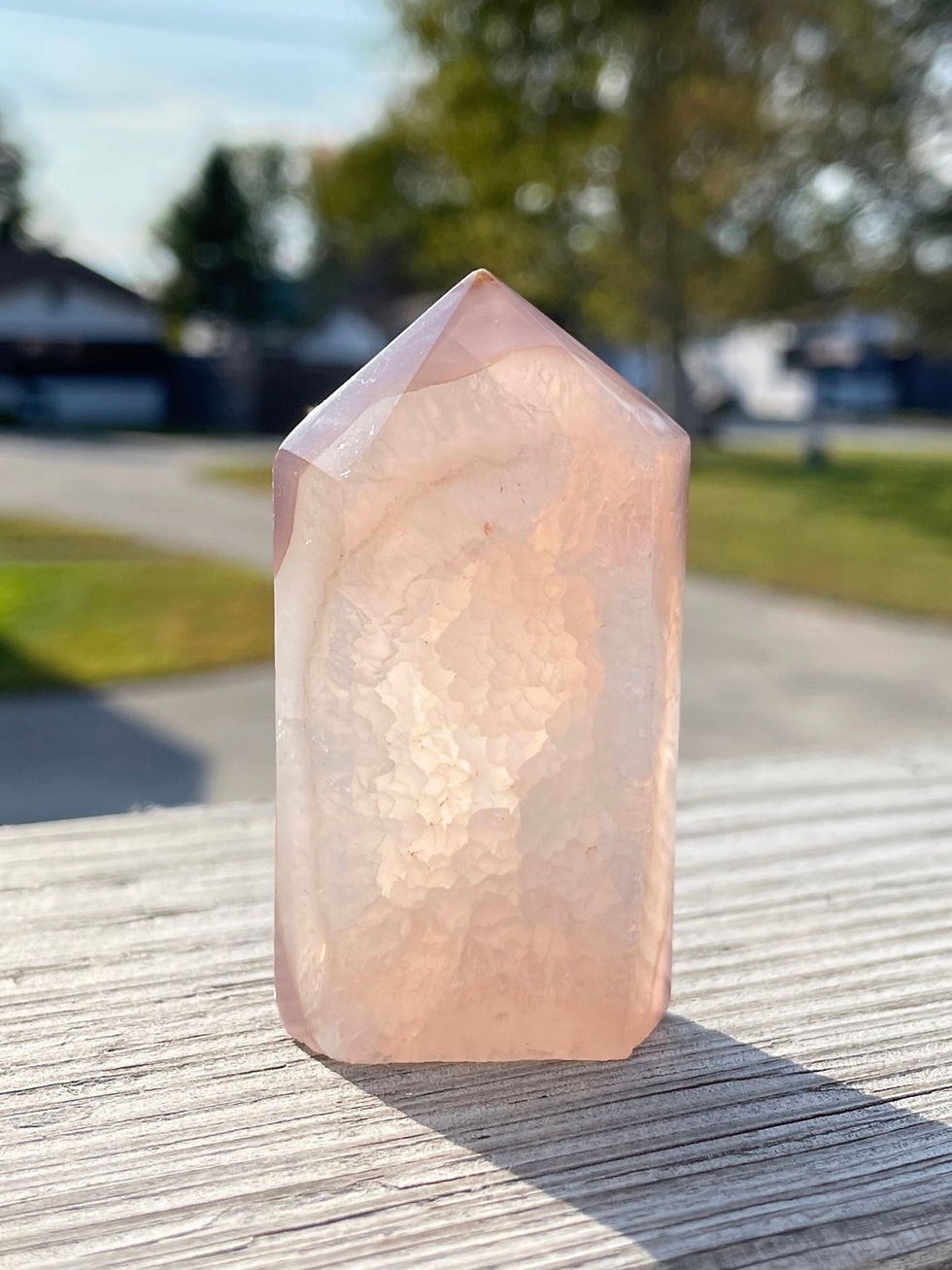 Polished Geode Point