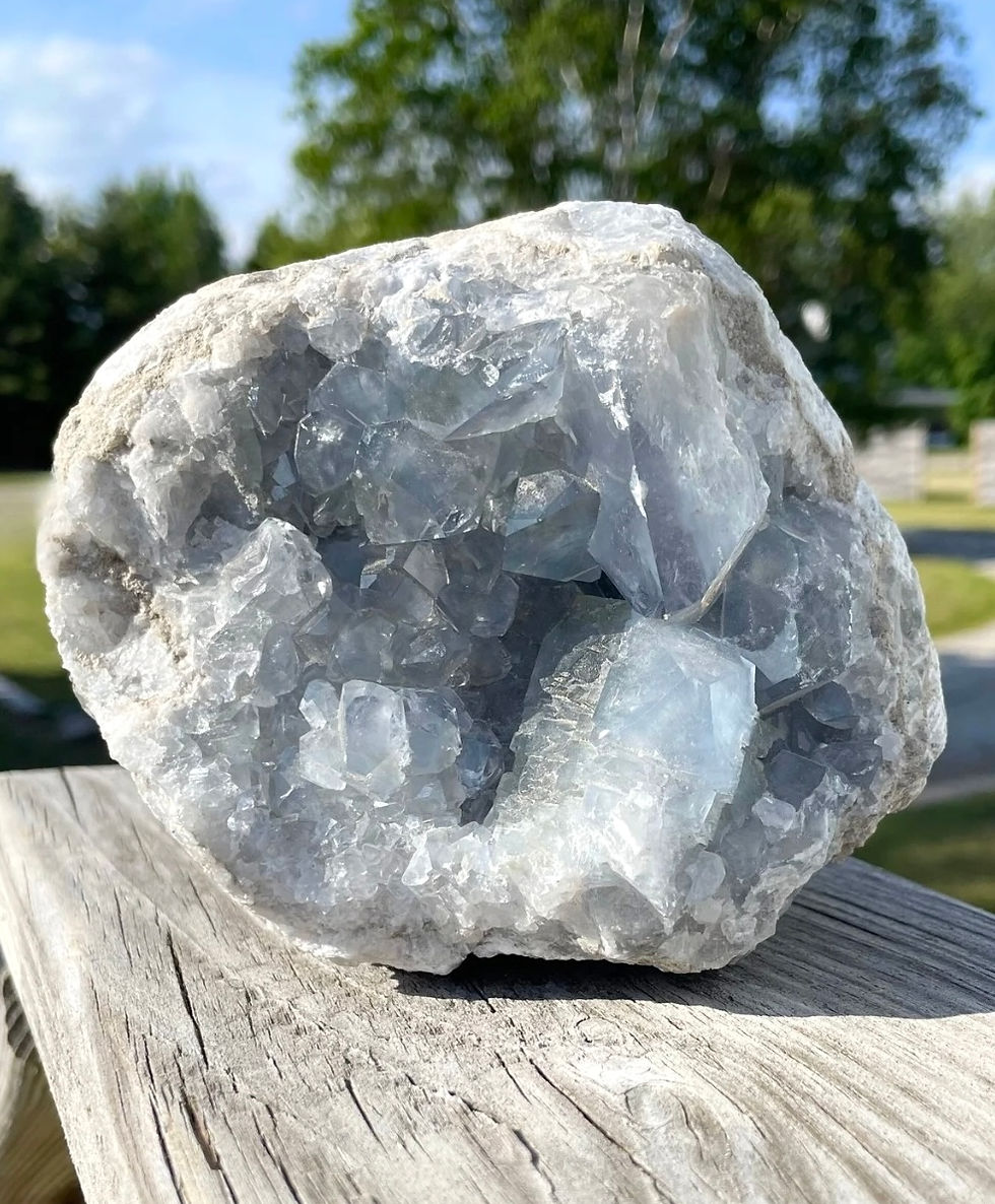 Celestite Geode 3.75 Lbs