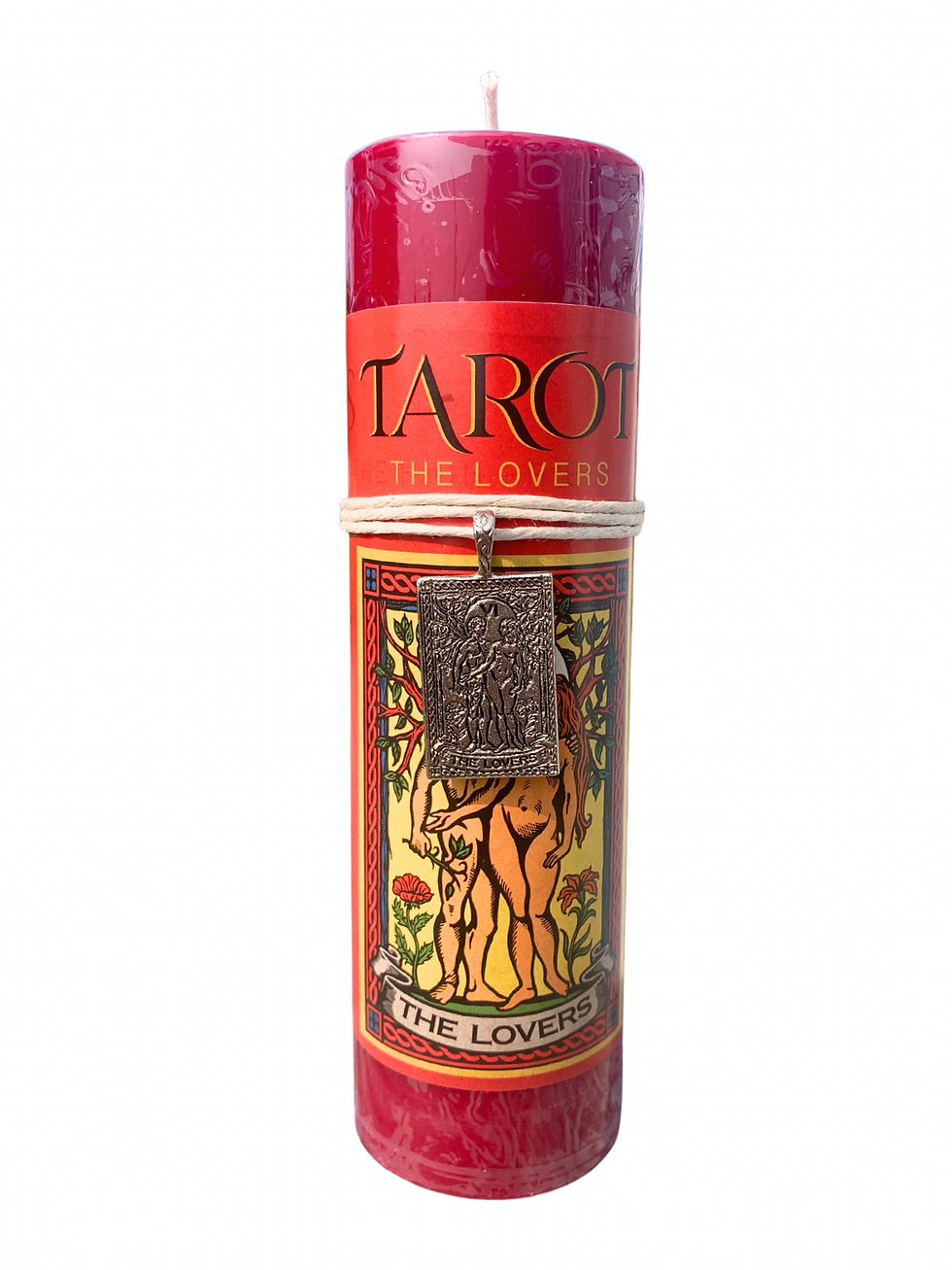 The Lovers Tarot Pendant Candle