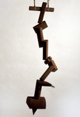 Joyce, 1975, Guardian Figures, fabricated steel, 108 x 20 x 20 in. MDM .jpg