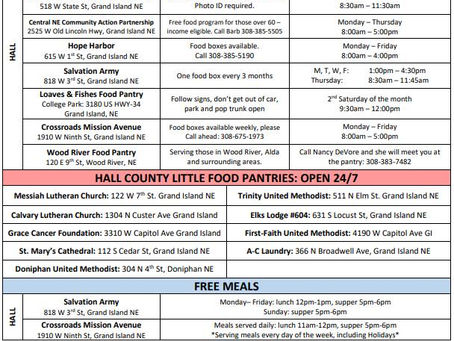      Food Resources in Hall County 