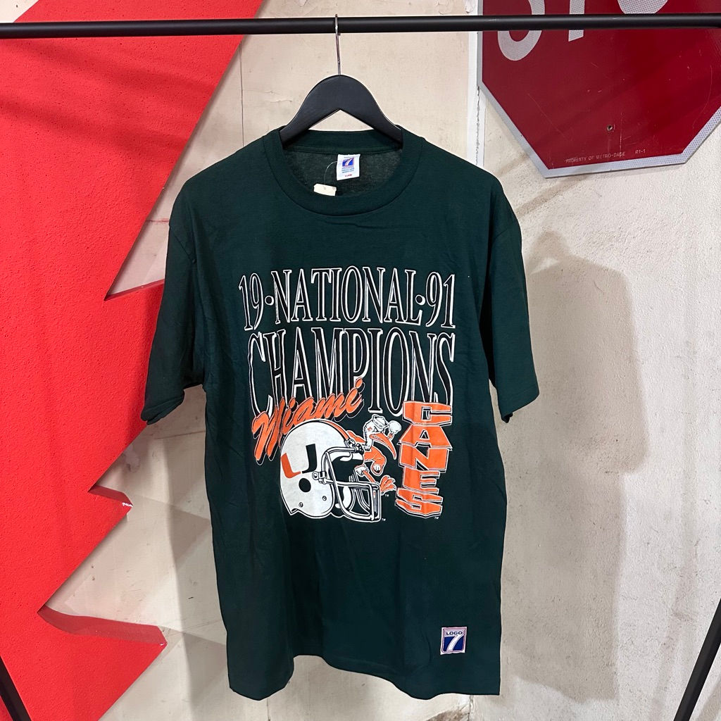 MIAMI 1991 National Champs Helmet Tee