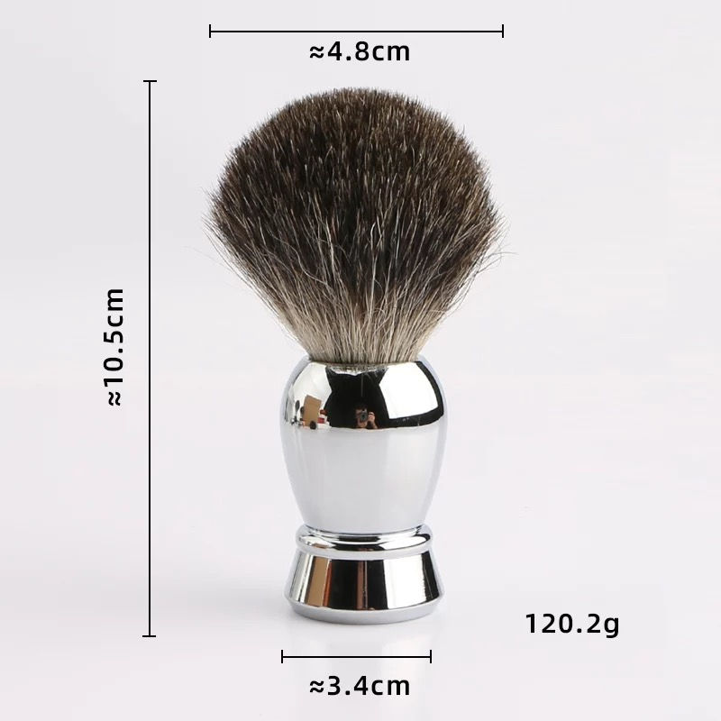 Thumbnail: Full Stainless Heavy Badger Shaving Brush