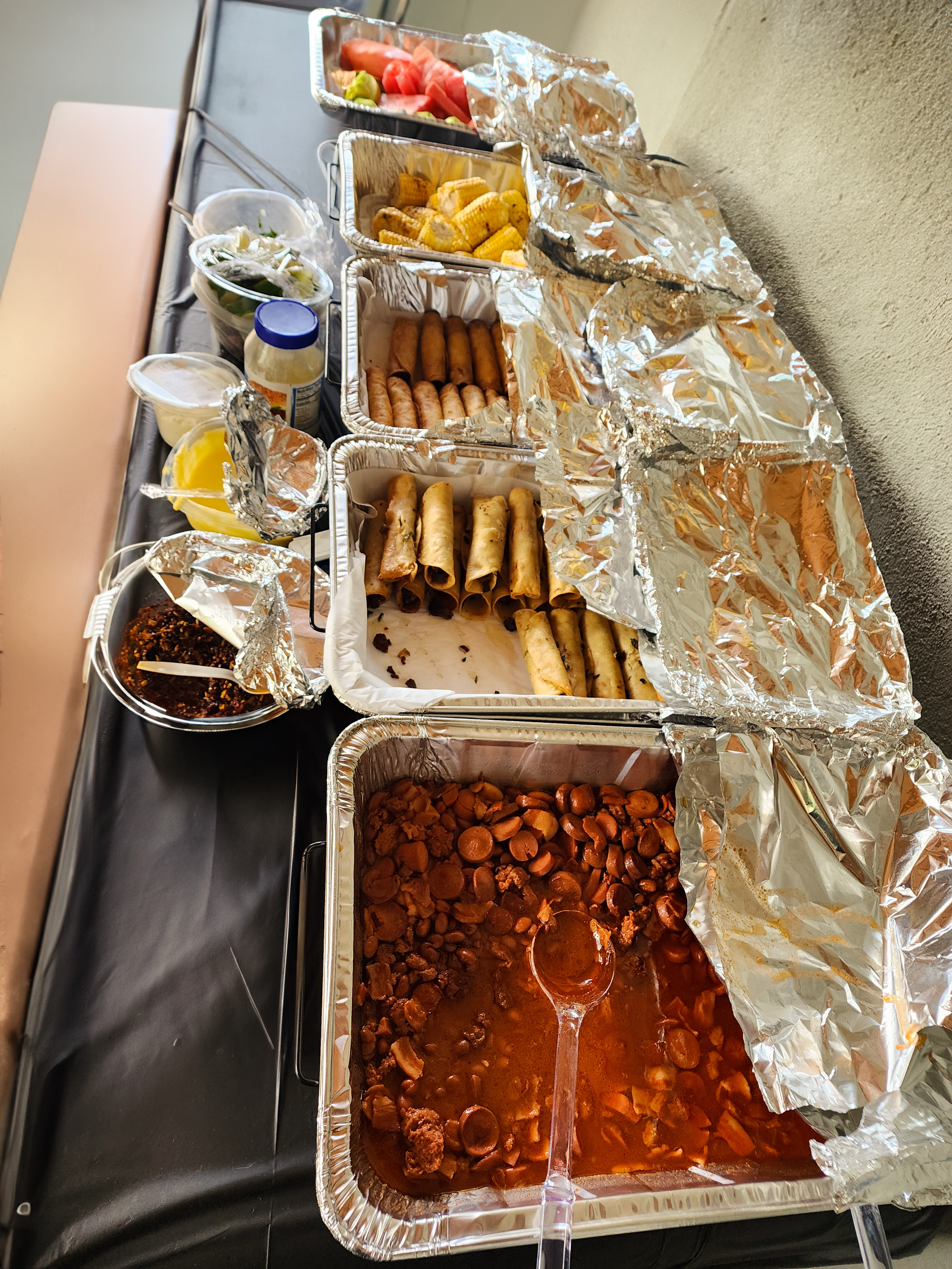 Arranged Food and Objects