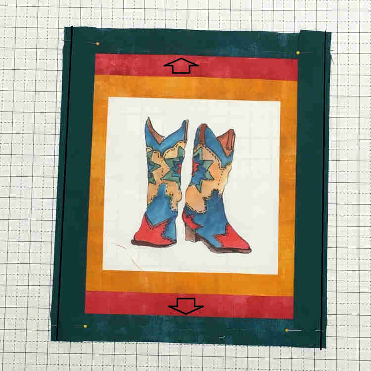 third border sides in place