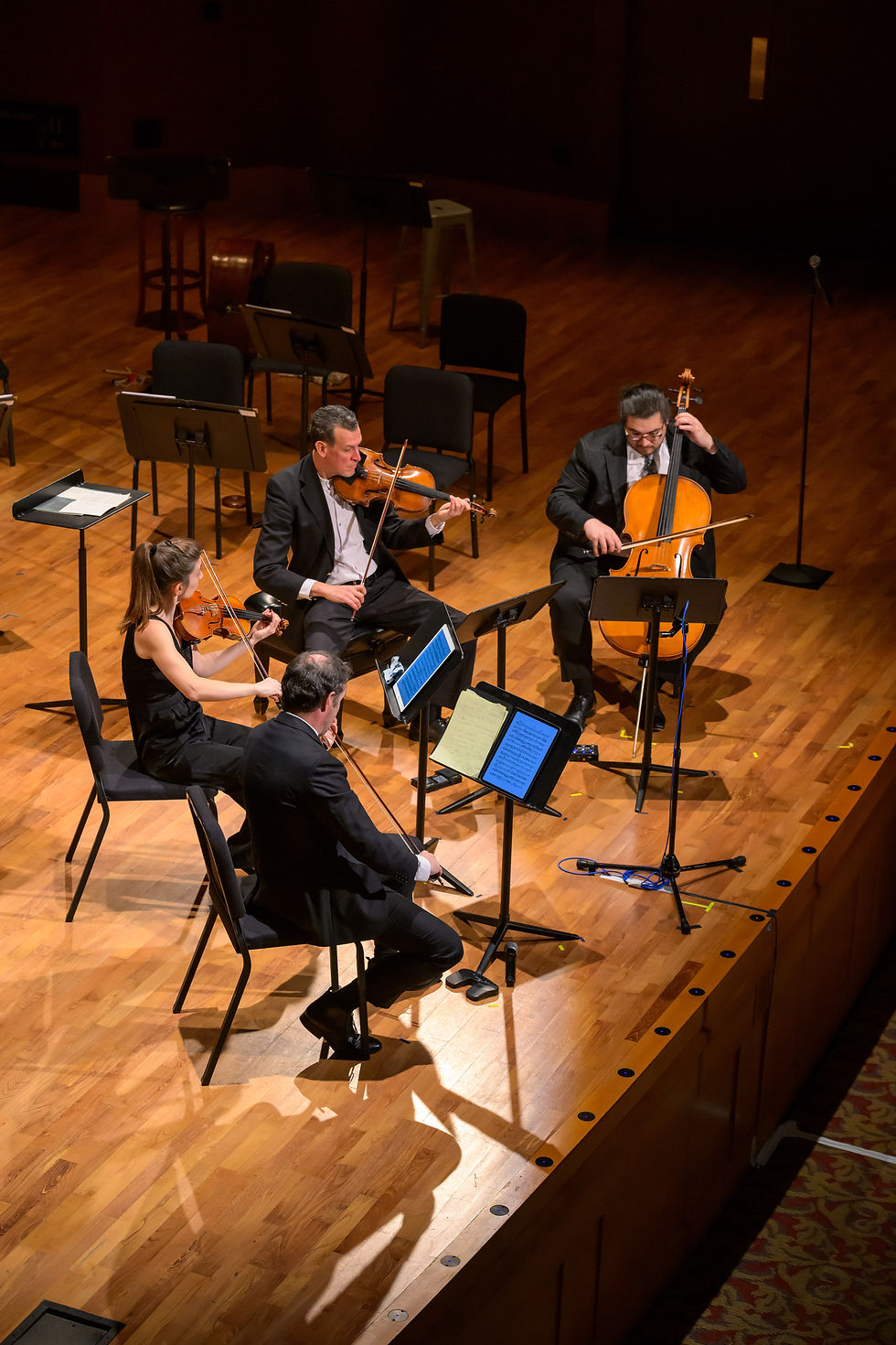 Onstage at DeBartolo