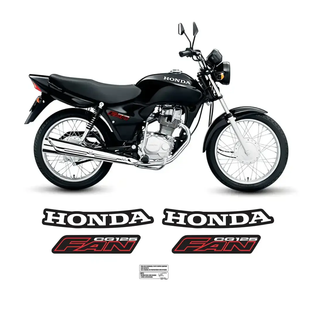 Faixas para Impressão Honda Réplica CG Fan 125 2005-2008