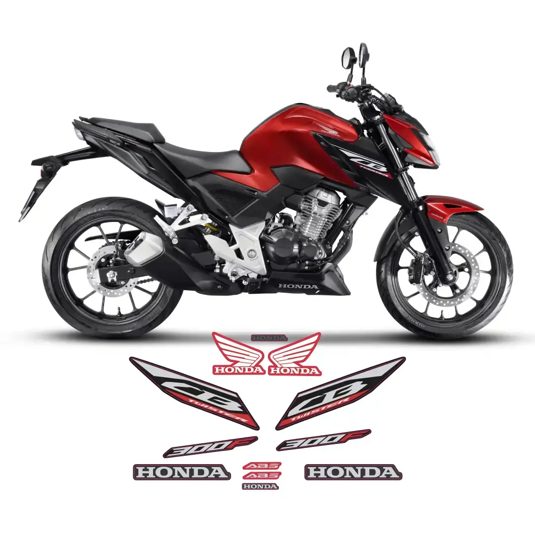 Faixas para Impressão Honda Réplica CB 300F Twister 2025-2026