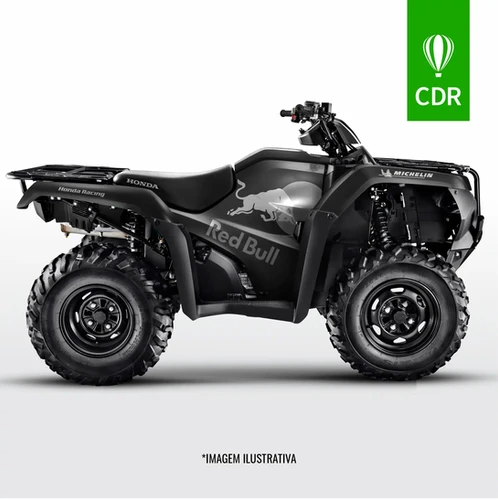 Mockup Honda Fourtrax TRX 420 2014-2024 Lateral Direita | Padrão