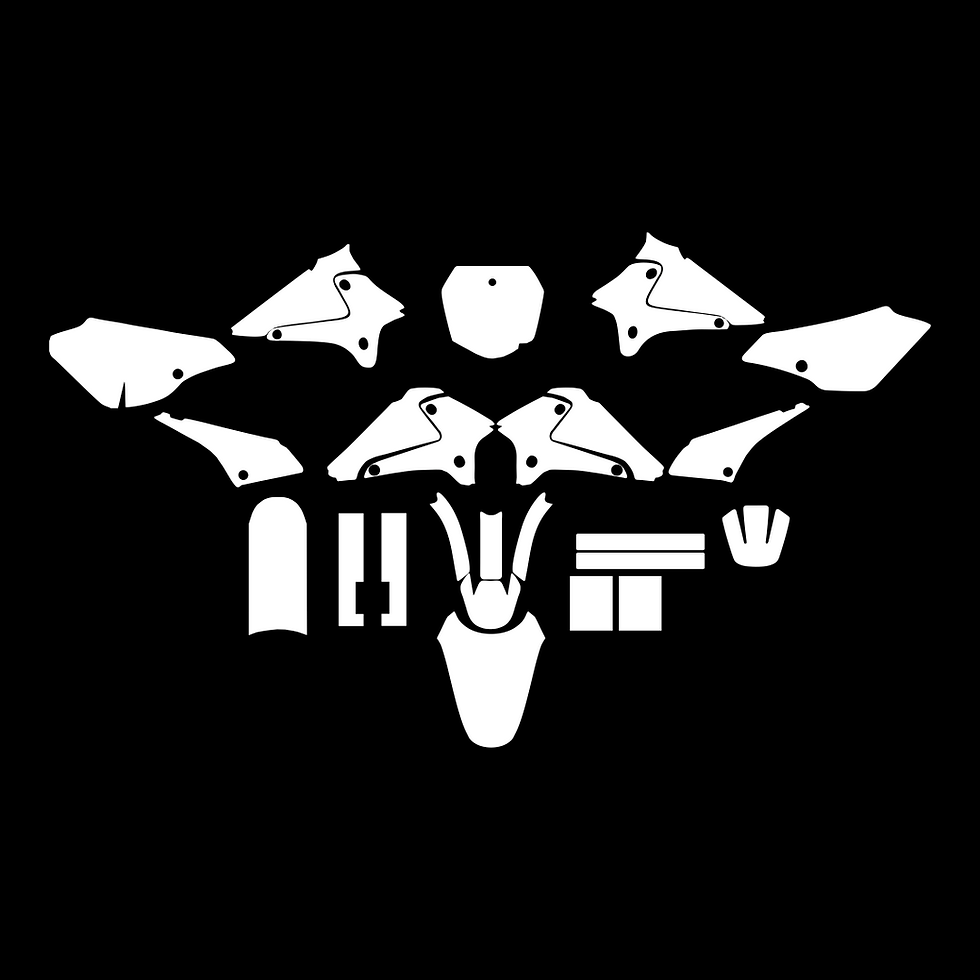 Molde Template Suzuki DRZ 125 2001-2007