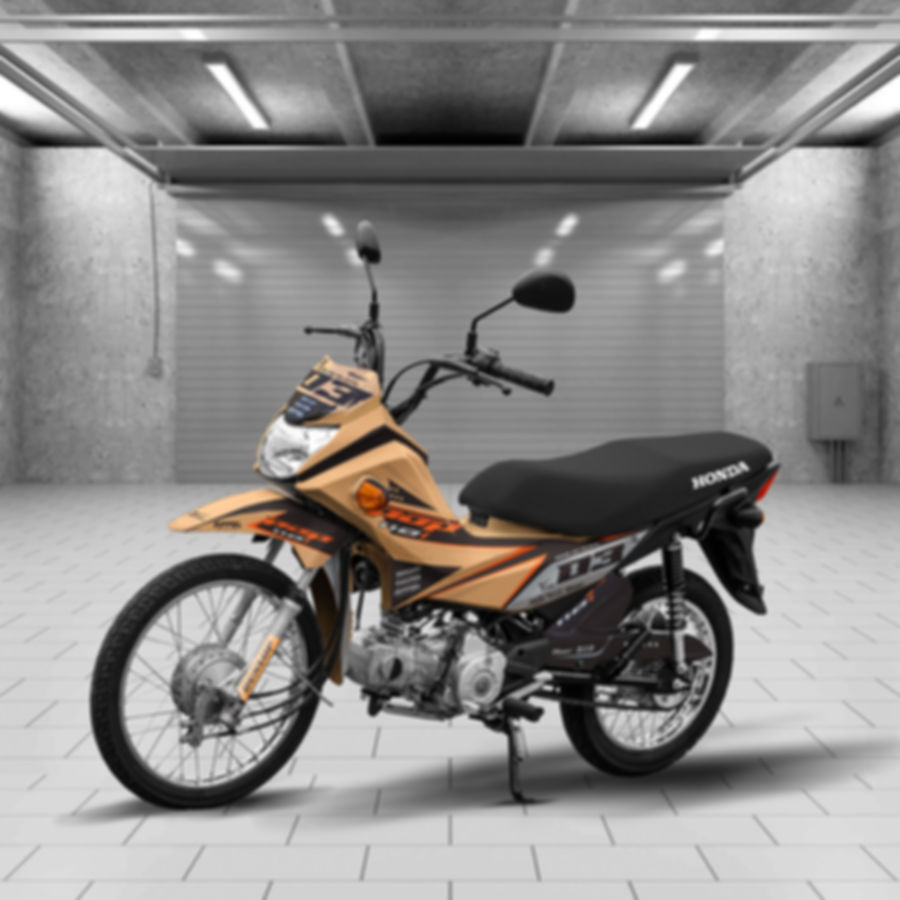 Design para Impressão Honda Pop 110i 2015-2023 - Desert