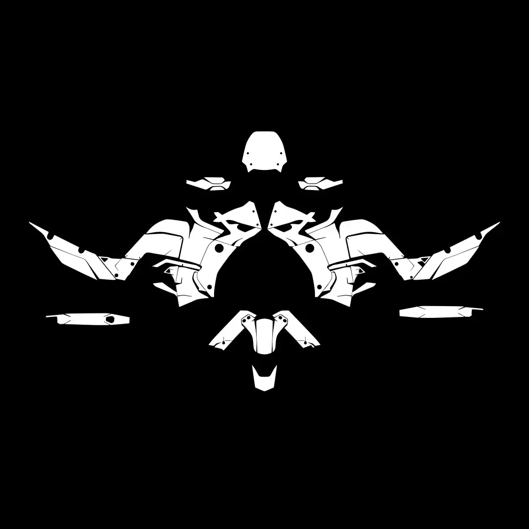 Molde Template Yamaha Tenere 700 World Raid