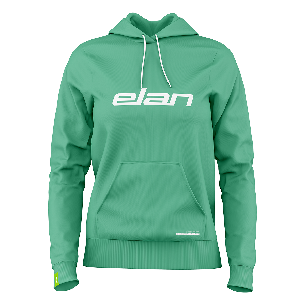 HOODIE MINT ELAN LOGO W