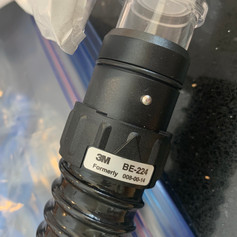 Breathing tube assembly with 3M part BE-224