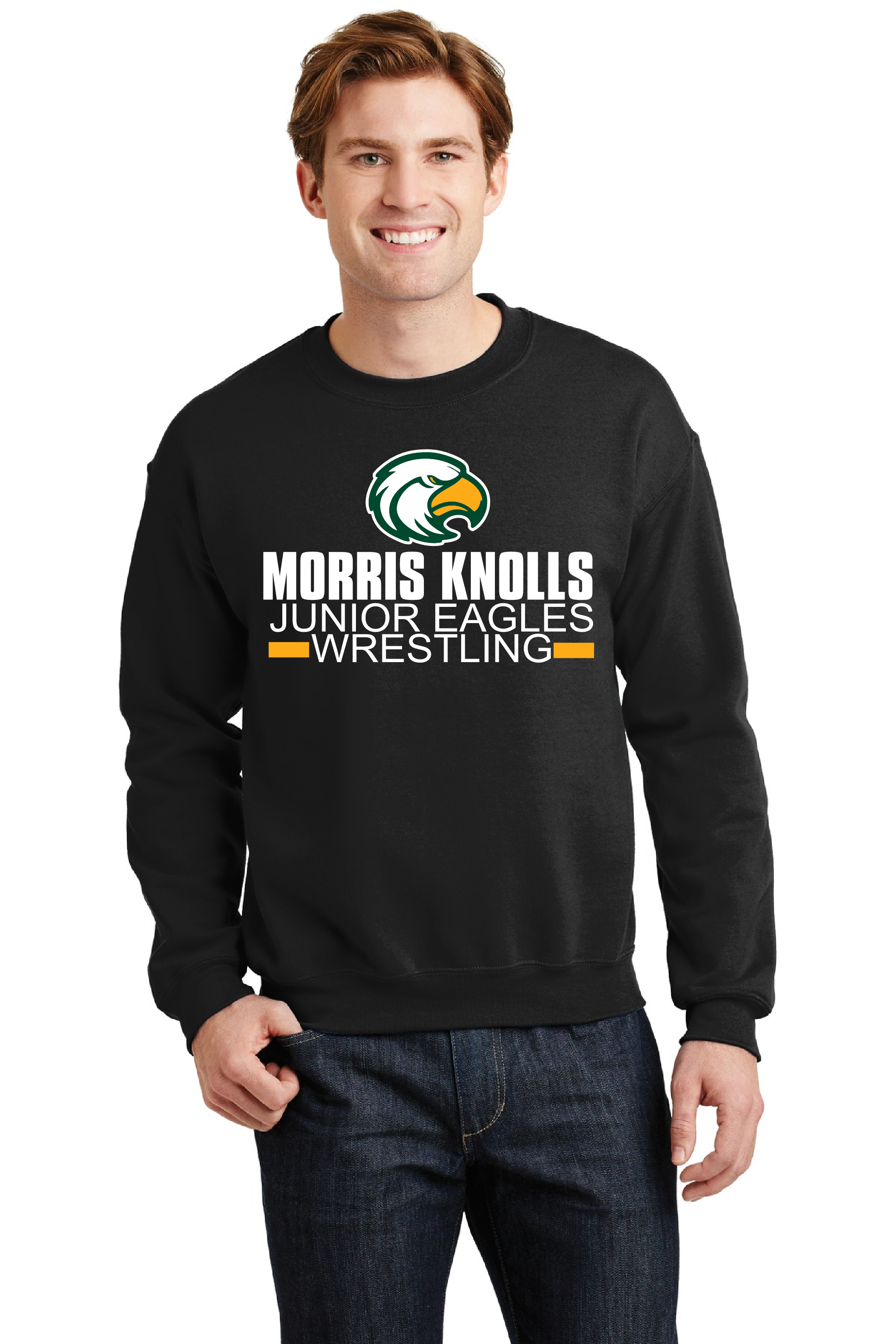 MK Wrestling - crewneck sweatshirt - cotton - black
