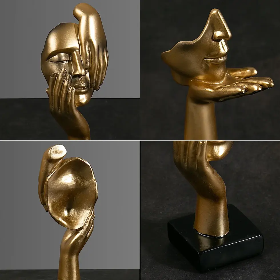 Thumbnail: Covora Abstract Mask Sculpture