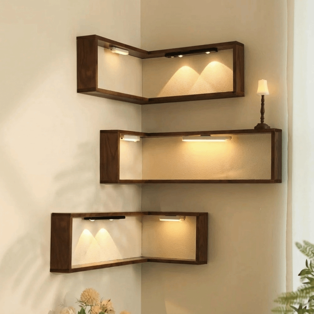 Covora Corner Floating Shelf