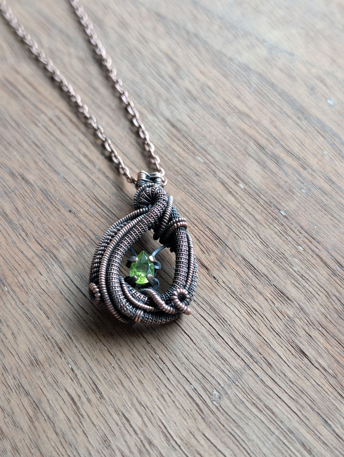 Peridot Drop-style Pendant
