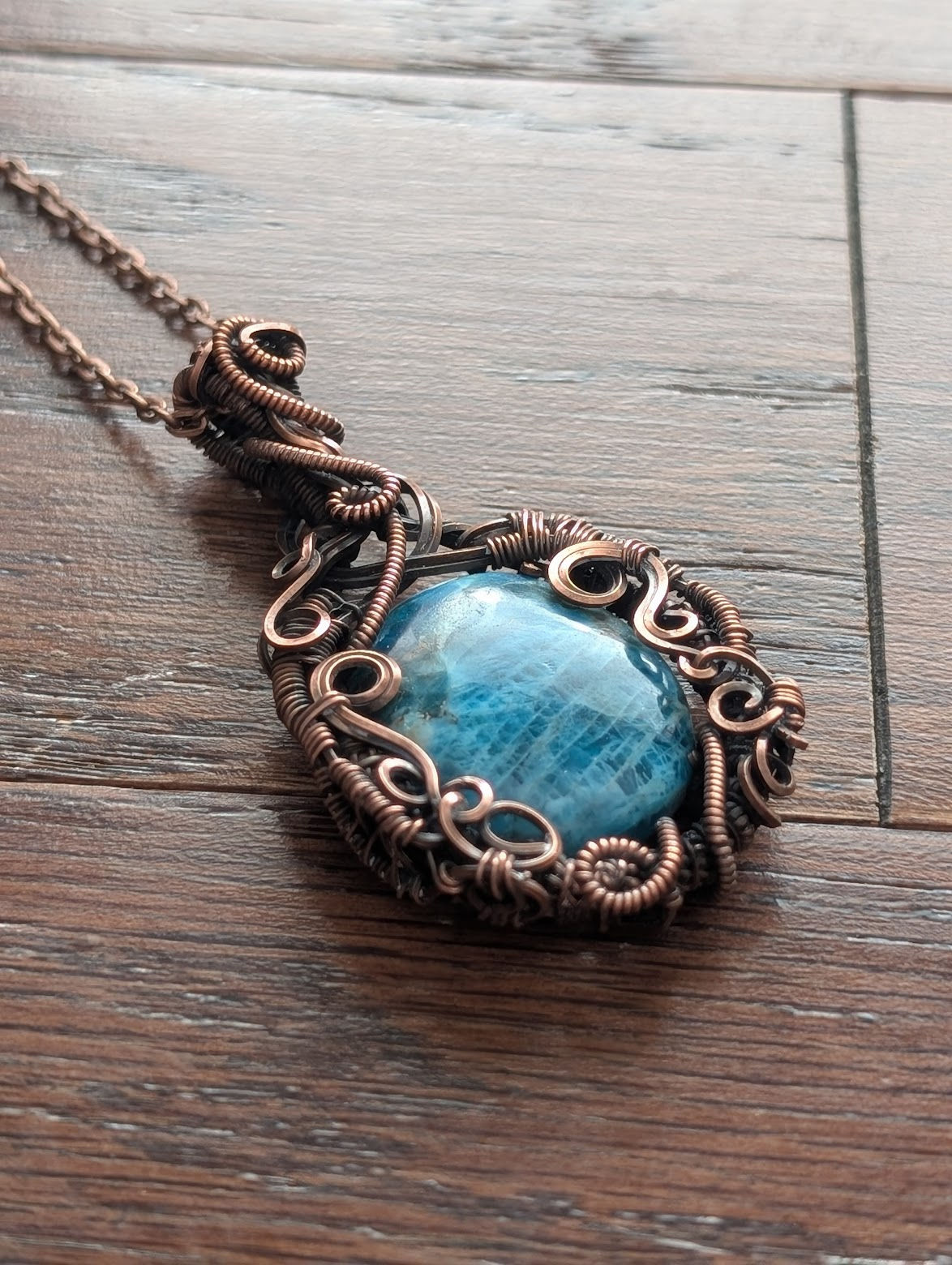 Apatite in Copper