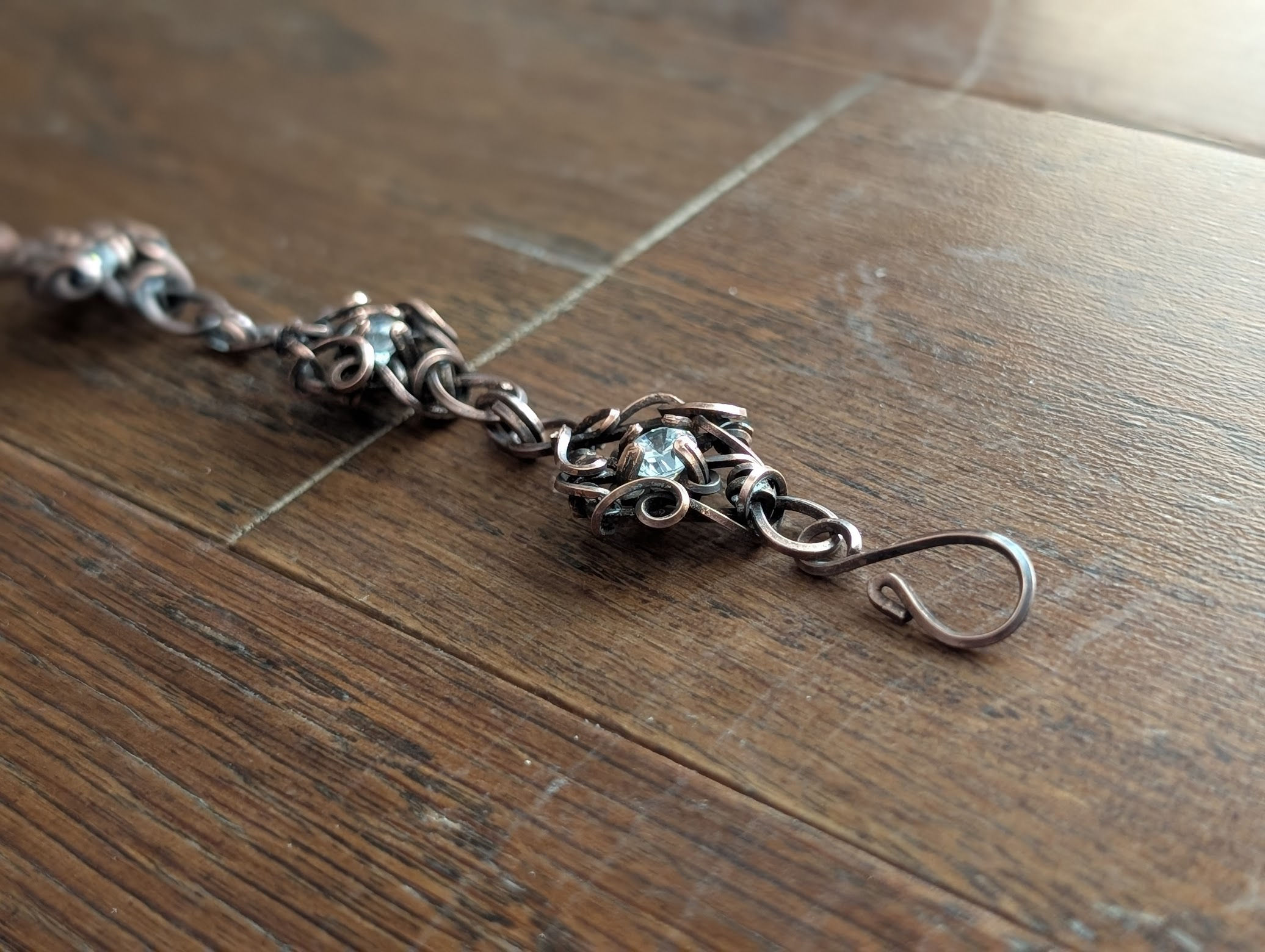 CZ Bracelet in Copper