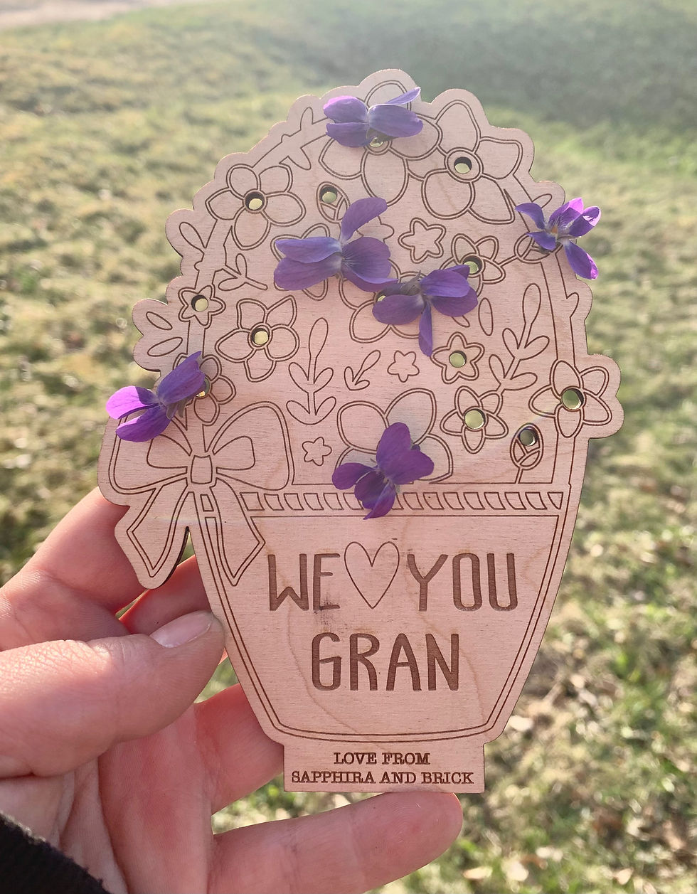 Thumbnail: The flower holder , magnet, wildflowers, Mother’s Day , 6 inch 