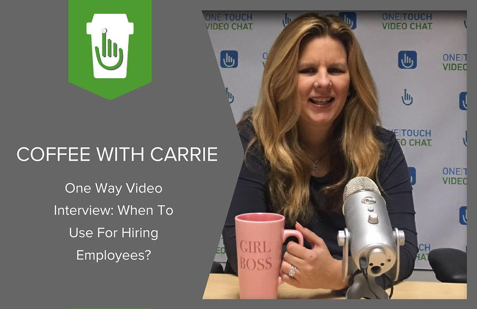 One Way Video Interview: When To Use For Hiring Employees?