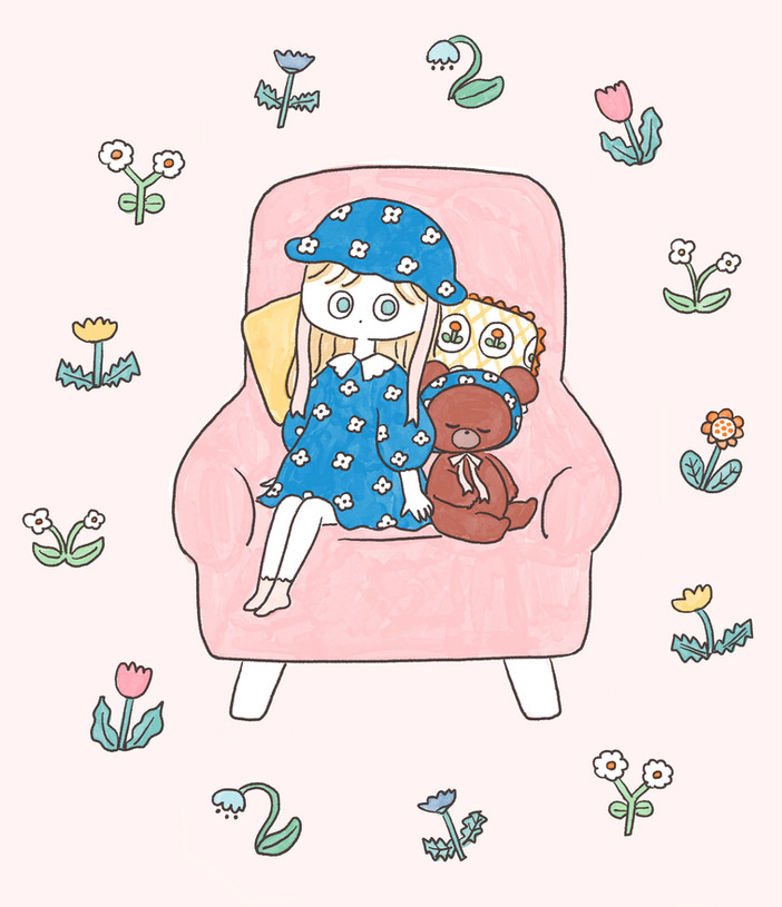 おんなのことくま