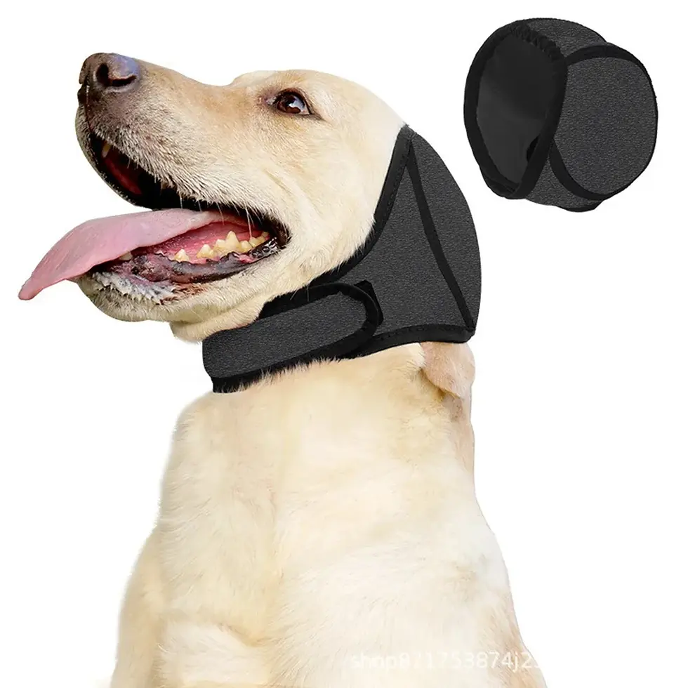 Miniatura: Dog Noise Reduction Sound Insulation Ear Muffs Swimming Waterproof Headgear Dog