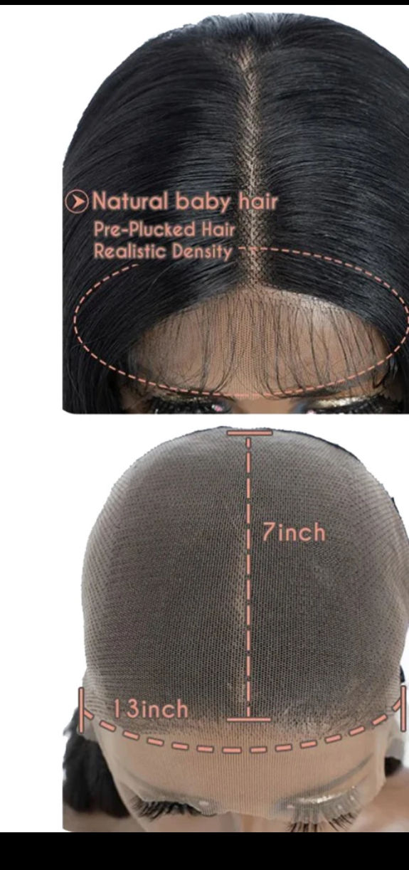 Thumbnail: Tatiana (13 by 7) free part lace front wig 