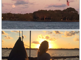 Moonrise Sunset Sail, April 2017
