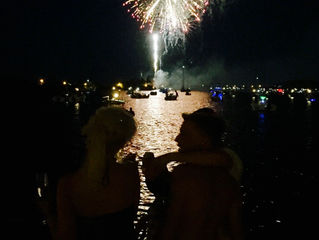 July 4th Fireworks Over The Water, July 2017