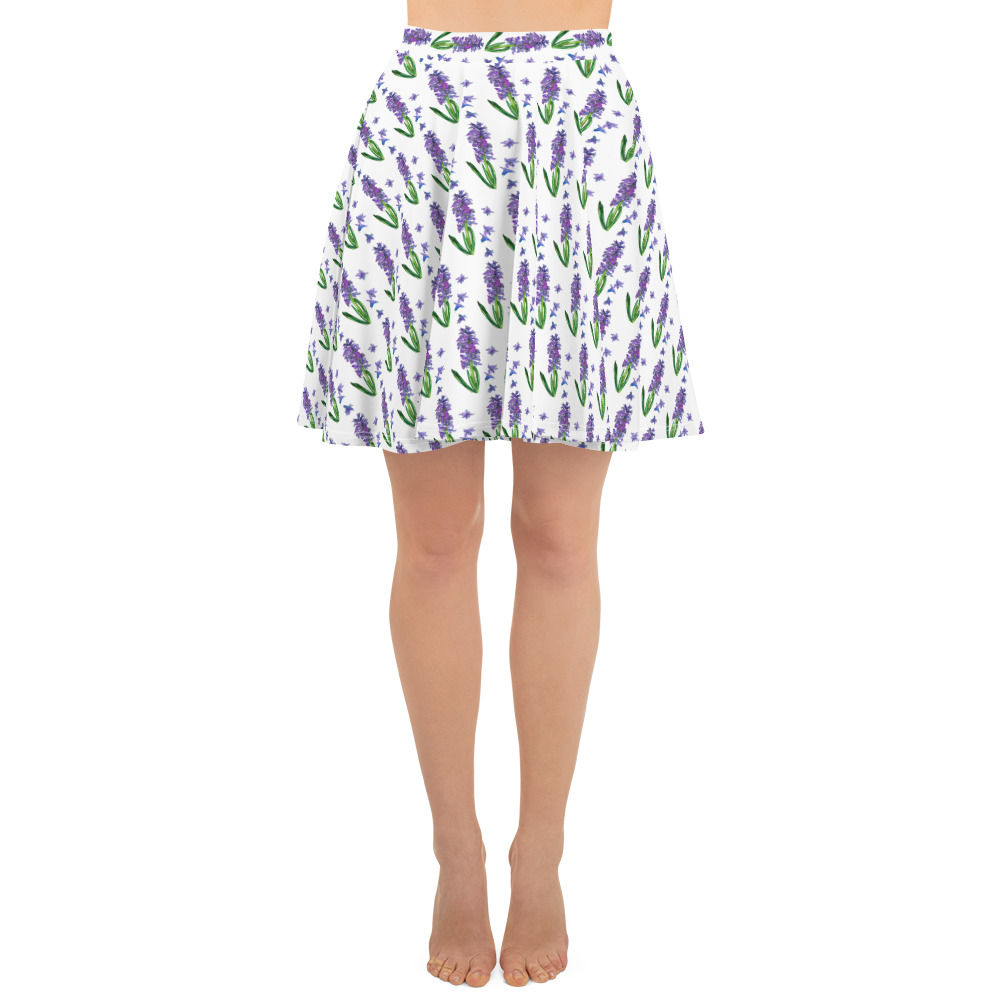 Skater Skirt - Hyacinth Print