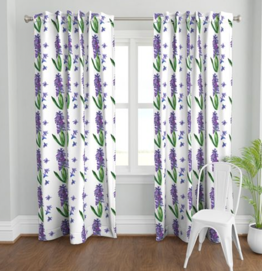 Hyacinth Curtains