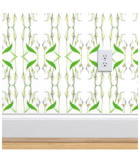 Peace Lily Large Wallpaper