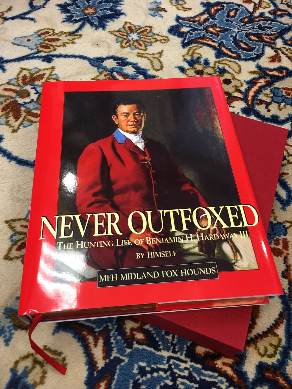 Thumbnail: "Never Outfoxed" by B. H. Hardaway, III Delux Leather Bound Book with Case