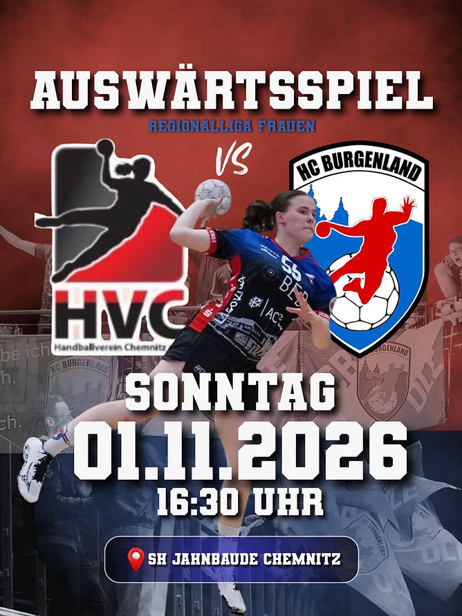 Nach zweiwöchiger Spielpause: HCB-Frauen auswärts in Chemnitz gefordert!