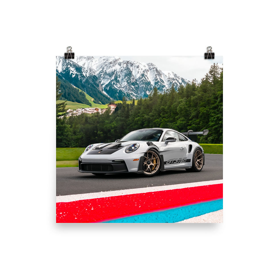 Thumbnail: Photo paper Porsche 911 GT3RS poster