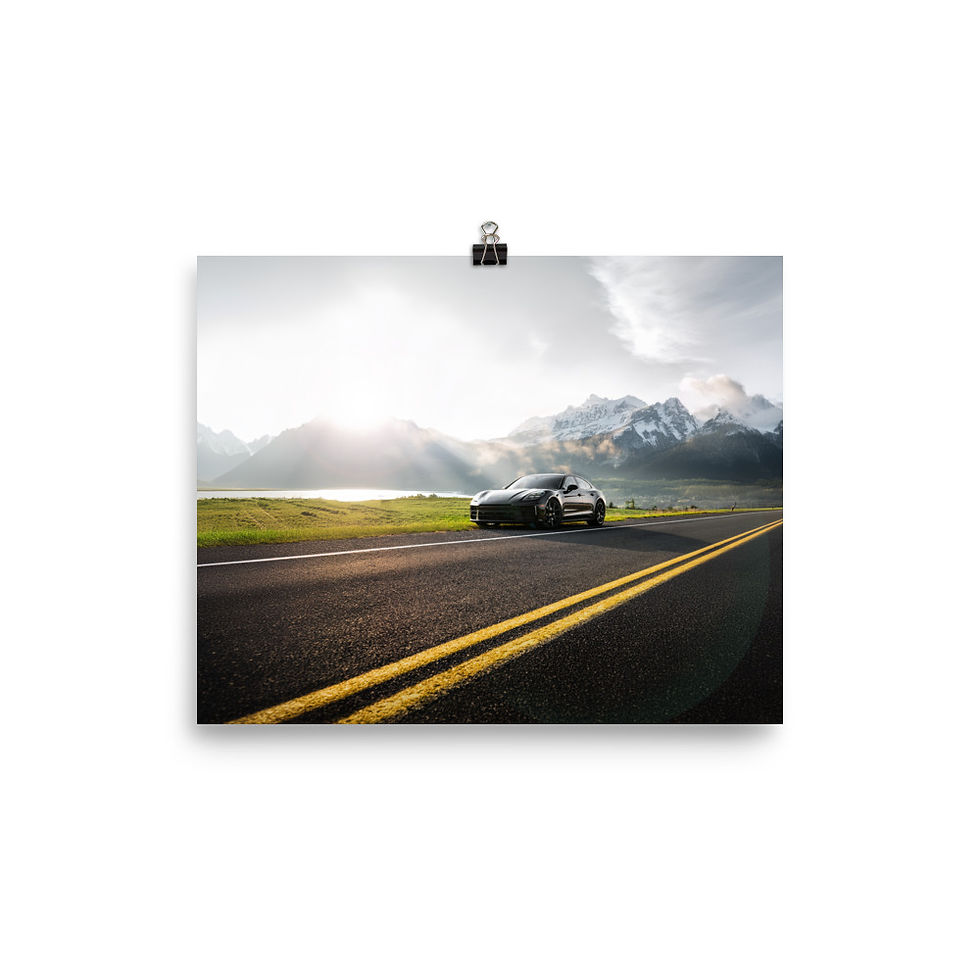 Thumbnail: Photo paper Porsche Panamera poster