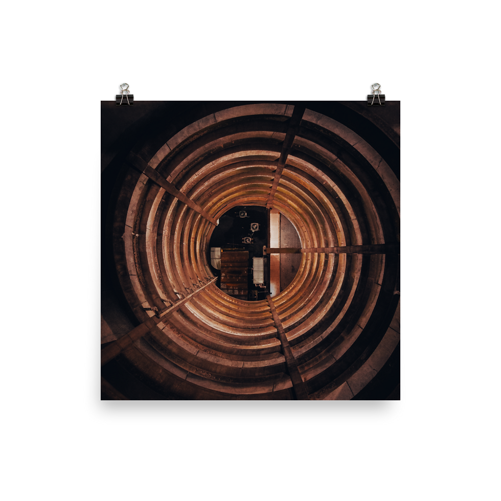 Thumbnail: Photo paper Spiral Garage poster 