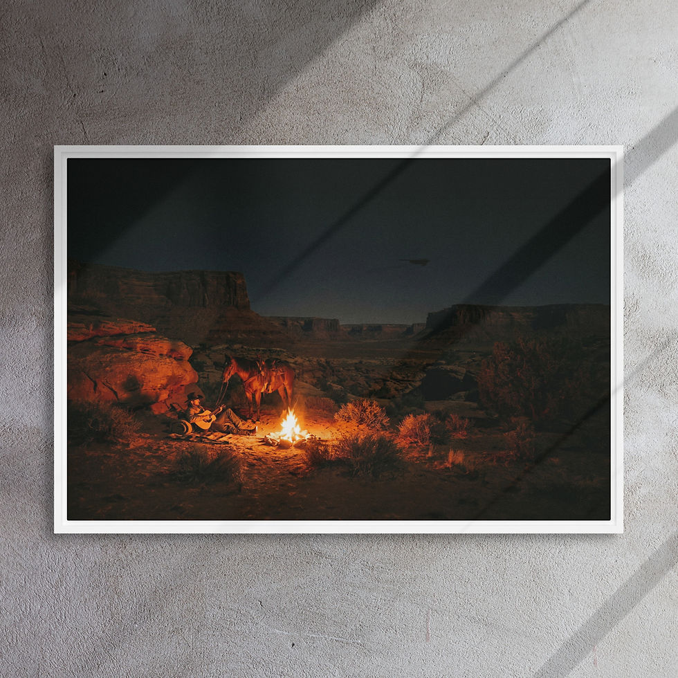 Thumbnail: Nocturne - Framed canvas