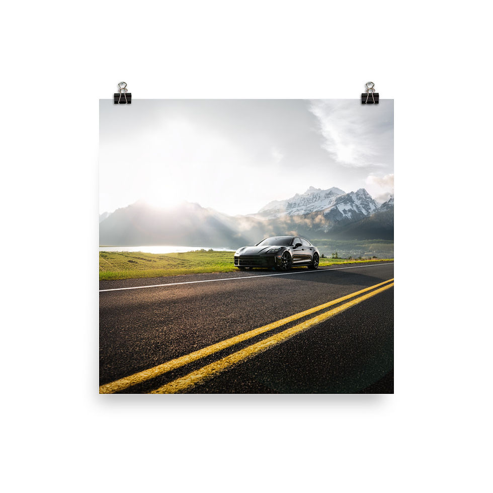 Thumbnail: Photo paper Porsche Panamera poster