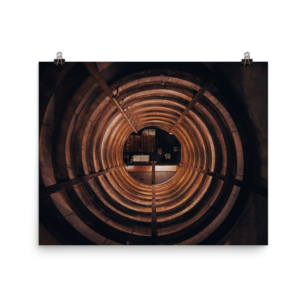 Thumbnail: Photo paper Spiral Garage poster 