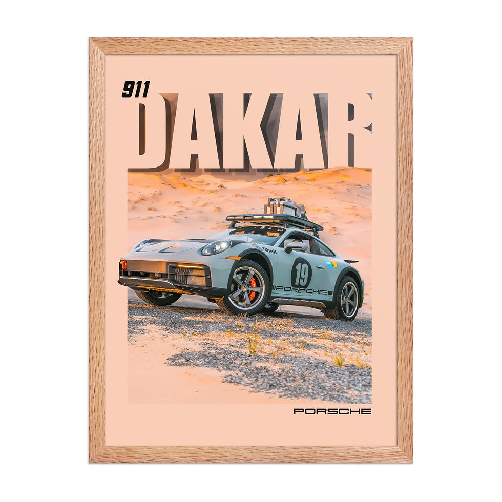 Thumbnail: 911 Dakar Framed poster 